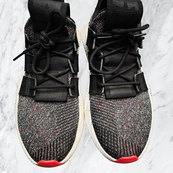 adidas Black and Red Athletic Shoes - Picture 3 of 7